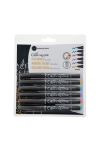 Manuscript Callicreative Italic Marker Set/6 - Metallic
