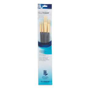 Princeton Real Value LH Natural Pack (Round 6, Bright 8, Filbert 4, Flat 12)
