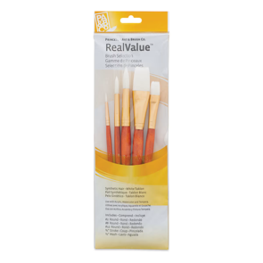 Princeton Real Value SH White Pack (Round 2, 8, 12, Stroke 3/4", Wash 1/2")