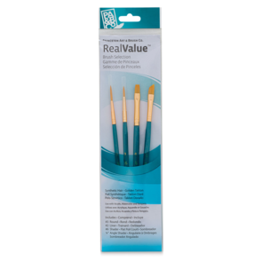Princeton Real Value SH Gold Pack (Round 3, Liner 2, Shader 6, Angle Shader 1/4")