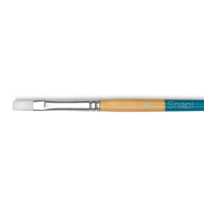 Princeton Snap Short Handle 9850 White Flat Shader