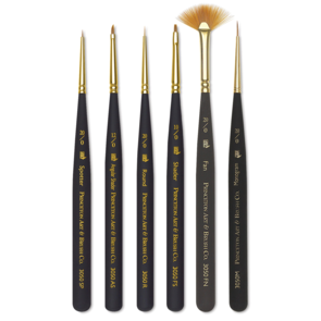 Princeton Mini Detailer Fine Detail Brush Sets Set Of 6