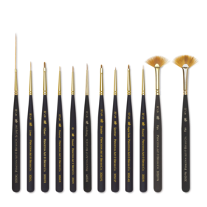 Princeton Mini Detailer Fine Detail Brush Sets Set Of 12