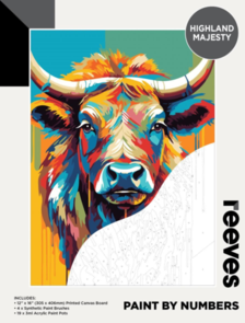 Reeves Paint by Number - Highland Majesty