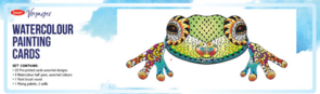Jasart Watercolour Colouring Cards Set 2 - 260 x 80mm