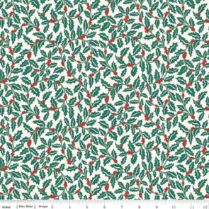 Liberty Festive Greetings - Swirling Holly A