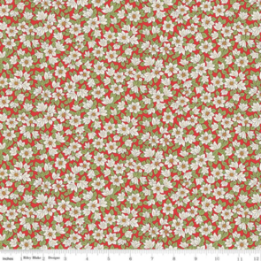 Liberty Festive Greetings - Peaceful Poinsettias B