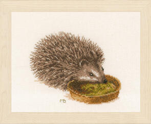 Lanarte Cross Stitch Kit - Hedgehog