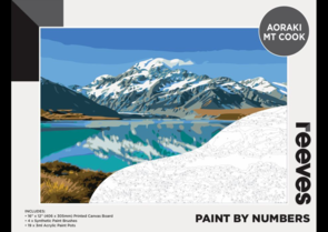 Reeves Paint By Number - Mt Cook