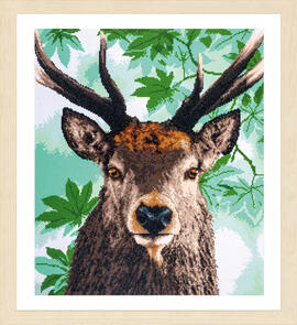 Lanarte Diamond painting kit Proud red deer