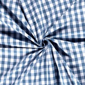 Nooteboom Cotton Poplin Fabric Yarn Dyed Big Checks - 130gsm
