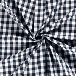 Nooteboom Cotton Poplin Fabric Yarn Dyed Big Checks - 130gsm