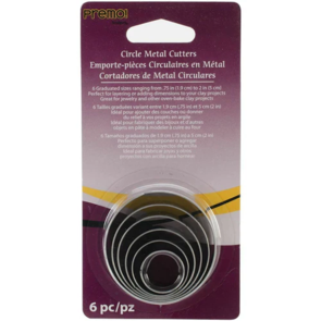 Sculpey Cutters - Circle 6pc