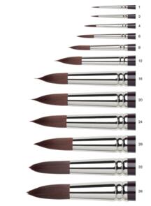 Winsor & Newton Galeria Acrylic Brushes - Round Long Handled