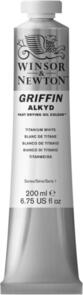 Winsor & Newton Griffin Alkyd Fast Drying Oil Colour 200ml - Titanium White