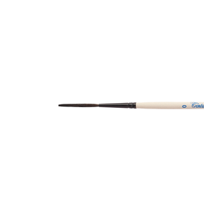 Tintoretto 157 LetterQuill Blue Squirrel - Round Brush with Flat Tip, Short Handle