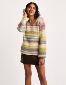 Sirdar Knitting Pattern / Kit - Jewelspun Chunky #10805 Set in Stone Sweater