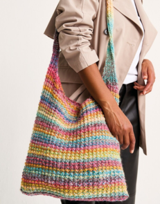 Sirdar Knitting Pattern / Kit - Jewelspun Chunky #10809 Rippled Mineral Bag