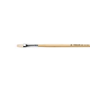 Tintoretto 290 Flat Brush Extra Bristle, Long Handle