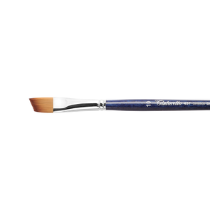 Tintoretto 457 Bronzo Synthetic - Angled Flat Brush, Short Handle