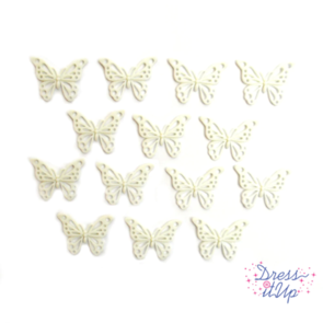 Dress It Up White Butterflies