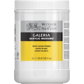 Winsor & Newton Galareia Acrylic Mediums - Gesso Primer White 1L