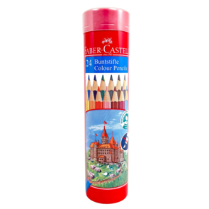 Faber-Castell Classic Colour Pencils - Tube 24