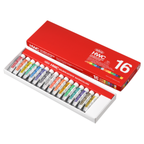 Holbein Artists' Watercolour Paint Set - Pear 16x 5ml Tubes