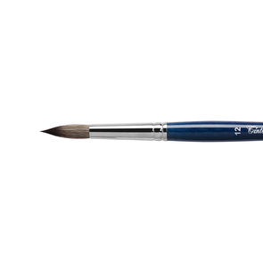 Tintoretto 107 Kazan Squirrel - Round Brush Short Handle