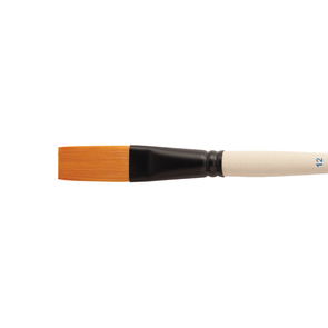 Tintoretto 454 LetterStroke - Flat Brush, Short Handle