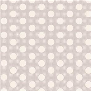 Tilda Fabric - Basics - Medium Dots Light Grey
