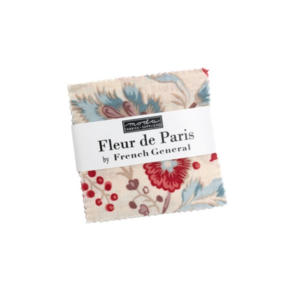Moda French General || Fleur De Paris || Fleur De Paris - 2.5" Mini Charm Squares (42pcs )