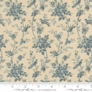Moda French General || Fleur De Paris || Oiseaux - Pearl French Blue