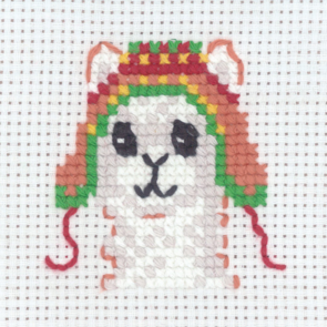 Permin My First Cross stitch Kit - Alpaca
