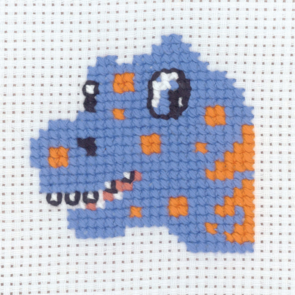 Permin My First Cross stitch Kit - Dinosaur