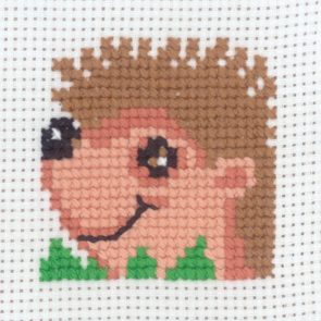 Permin My First Cross stitch Kit - Hedgehog