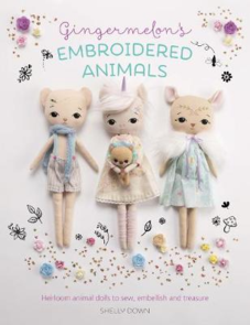 DAVID & CHARLES Gingermelon's Embroidered Animals