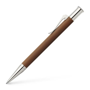 Graf von Faber-Castell Ballpoint pen - Guilloche - Cognac