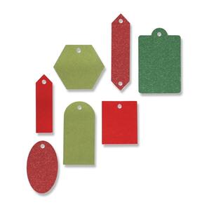 Sizzix Thinlits Die Set 7PK - Gift Tag Collection
