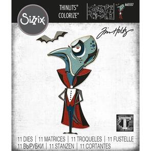 Sizzix Tim Holtz Thinlits Die Set - The Count, Colorize