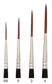 Trekell Crimson Taklon 10" Handle - Script