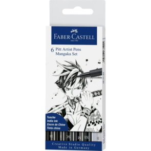 Faber-Castell Pitt Artists Pens Manga - Set 6