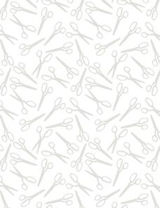 Wilmington Prints Sew Happy 39151 Scissor Toss