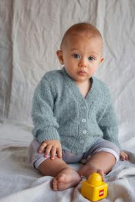 Alpaca Yarns 1911 Baby Cardigan & Hat - Knitting Pattern / Kit