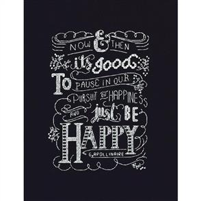 Design Works Just be Happy - Cross Stitch Kit
