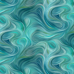 Nutex Kiwiana Baskets & Blooms Swirl Blues