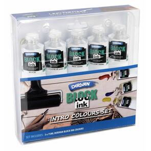 Matisse Block Ink Intro Colours Set 5X75ml