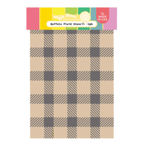 Waffle Flower Buffalo Plaid Stencil