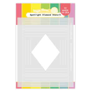 Waffle Flower Spotlight Diamond Stencil