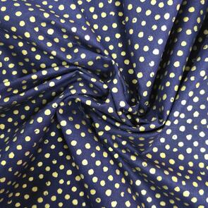 Dear Stella Gold Metallic Dot on Navy